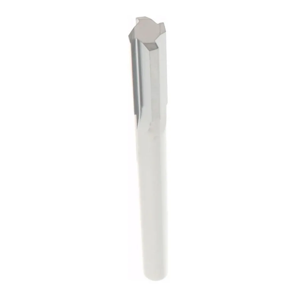 Chucking Reamer: 0.1247" Dia, 2-1/4" OAL, 5/8" Flute Length, Straight Flute, Straight-Cylindrical Shank, Solid Carbide