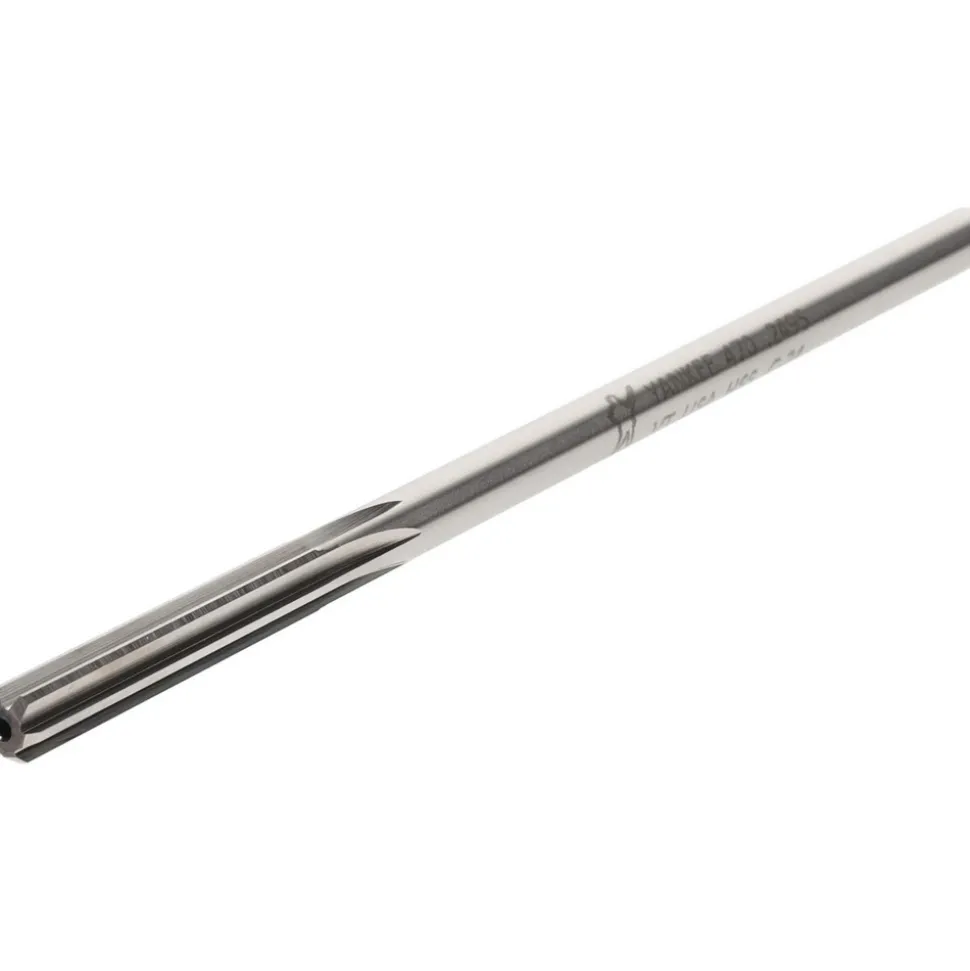 Chucking Reamer: 0.2495" Dia, 6" OAL, 1-1/2" Flute Length, Straight Flute, Straight-Cylindrical Shank, HSS