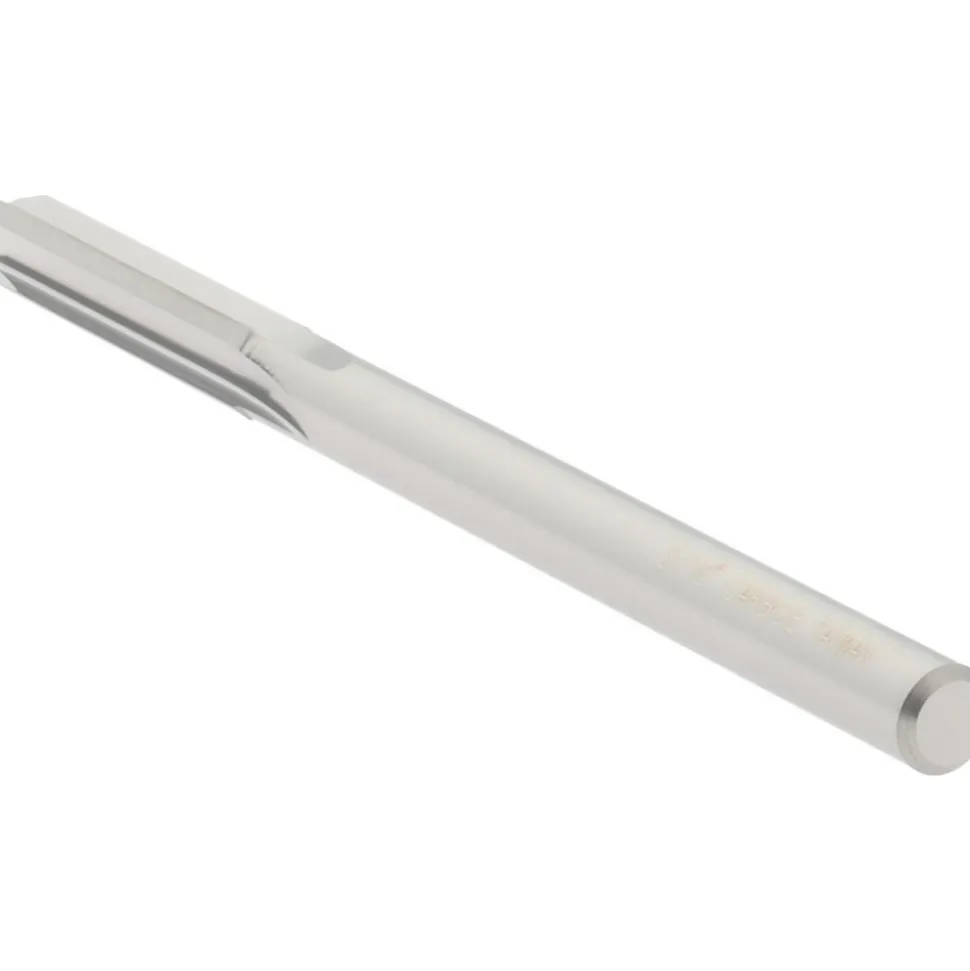 Chucking Reamer: 3/16" Dia, 2-3/4" OAL, 7/8" Flute Length, Straight Flute, Straight-Cylindrical Shank, Solid Carbide