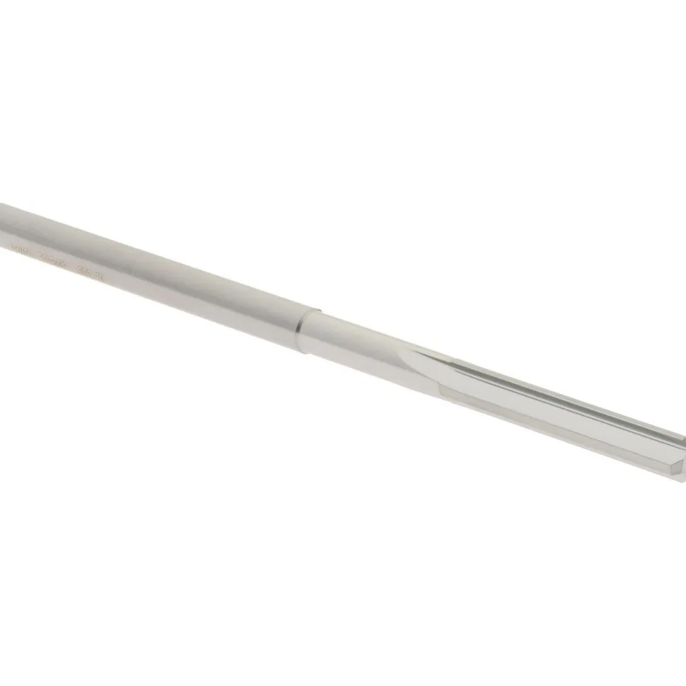Chucking Reamer: 0.1300" Dia, 2-1/2" OAL, 3/4" Flute Length, Straight Flute, Straight-Cylindrical Shank, Solid Carbide