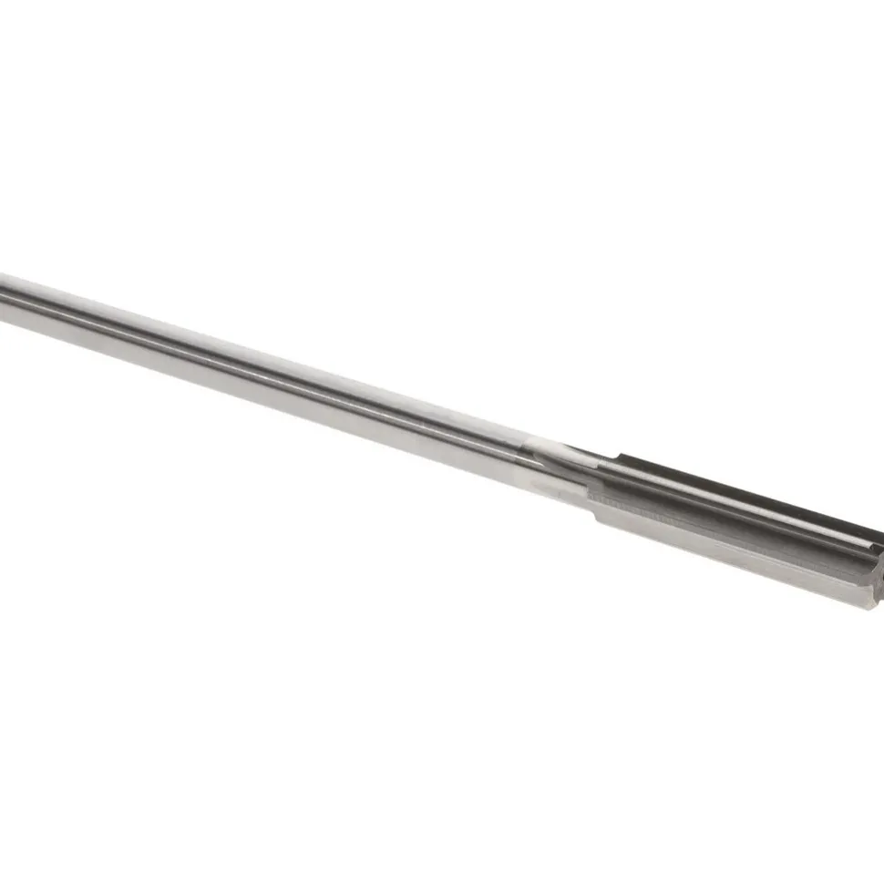 Chucking Reamer: 10.00 mm Dia, 7" OAL, 1-3/4" Flute Length, Straight Flute, Straight-Cylindrical Shank, HSS