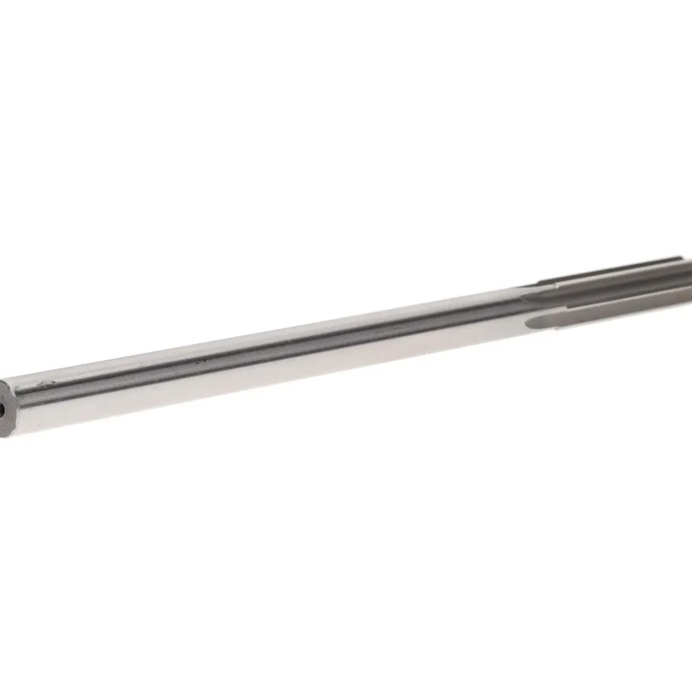 Chucking Reamer: 12.00 mm Dia, 8" OAL, 2" Flute Length, Straight Flute, Straight-Cylindrical Shank, HSS
