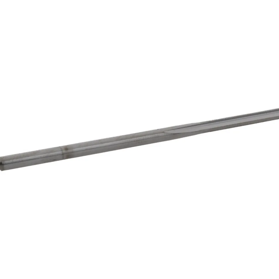 Chucking Reamer: #42, 2" OAL, 1/2" Flute Length, Straight Flute, Straight-Cylindrical Shank, Solid Carbide