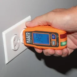Circuit Continuity & Voltage Testers: Tester Type: Receptacle Tester; Minimum Voltage: 0; Maximum Voltage: 132V AC; Display Type: LED, LCD