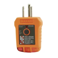 Circuit Continuity & Voltage Testers: Tester Type: Receptacle Tester with GFCI