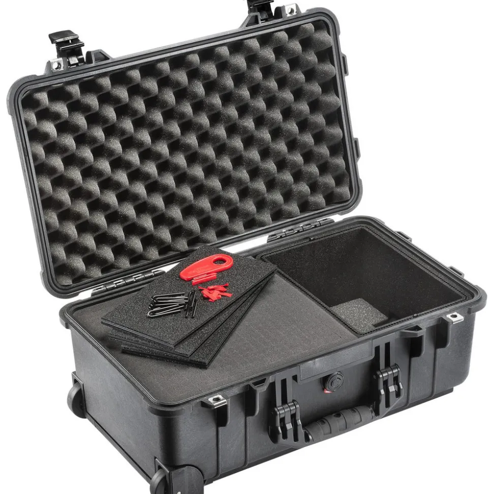 Clamshell Hard Case: Layered Foam, 13-13/16" Wide