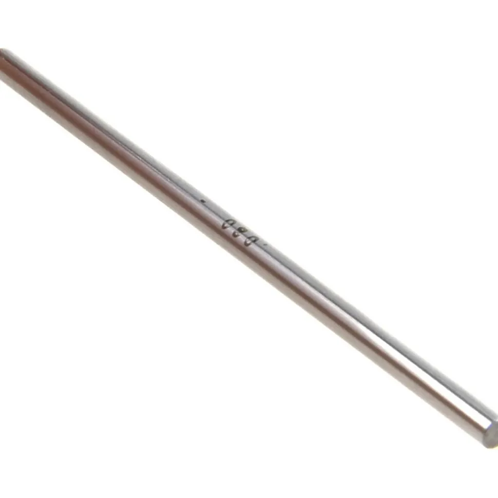 Class ZZ Minus Plug & Pin Gage: 0.0800" Dia, 2" OAL
