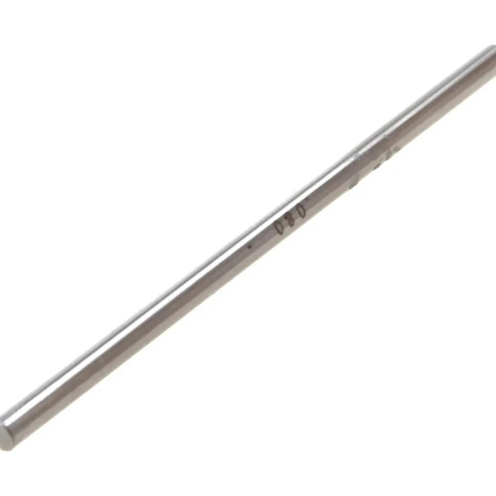 Class ZZ Minus Plug & Pin Gage: 0.0800" Dia, 2" OAL