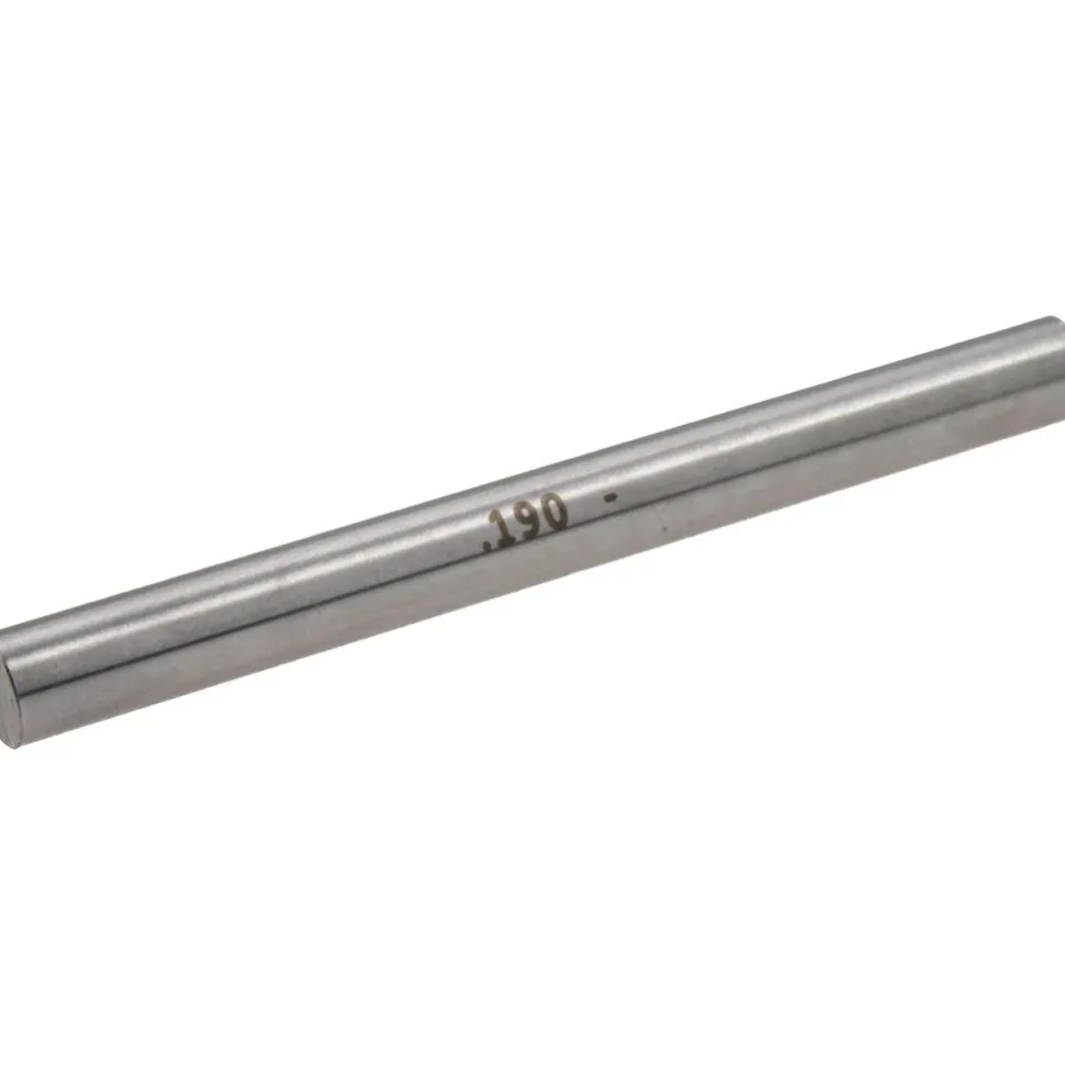 Class ZZ Minus Plug & Pin Gage: 0.1900" Dia, 2" OAL