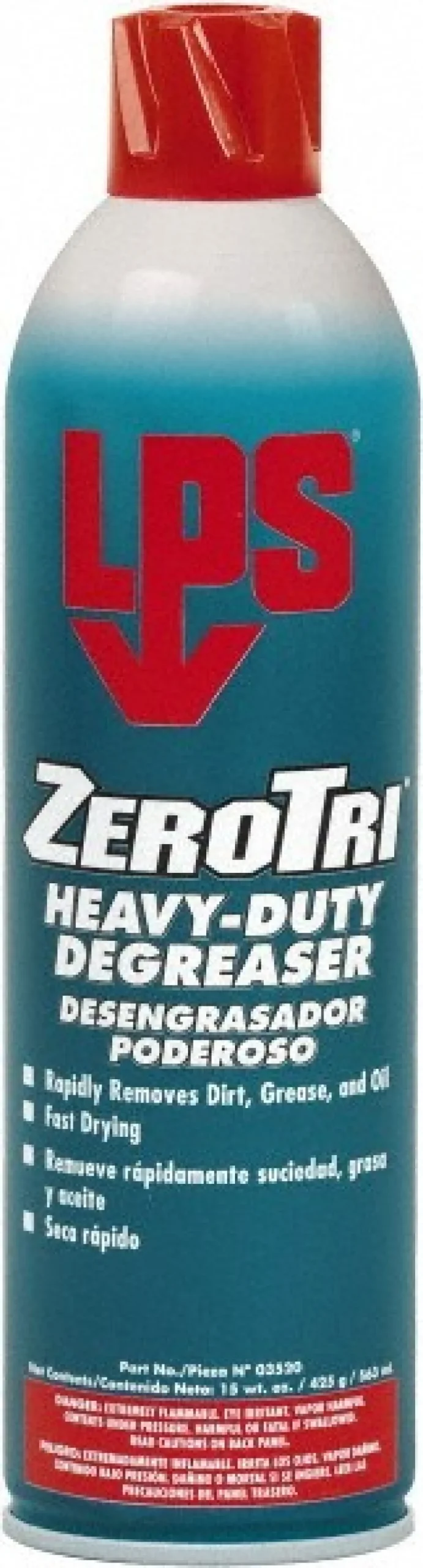 Cleaner & Degreaser: 15 oz, Aerosol, Concentrated