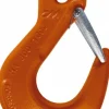 Clevis Hook: Grade 100 Chain, 8800 lb, 1.06" Throat, Steel