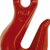 Clevis Hook: Grade 80 Chain, 7100 lb, 1/2" Throat, Alloy Steel