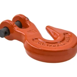 Clevis Hook: Grade 70 Chain, 7100 lb, 7/16" Throat, Alloy Steel