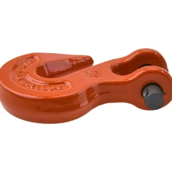 Clevis Hook: Grade 70 Chain, 7100 lb, 7/16" Throat, Alloy Steel