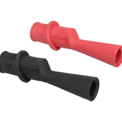 CLIP SET RED/BLK 2PCS ALLIGATOR