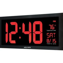Clocks & Multi-Function Clocks: Type: Digital; Color: Red, Black