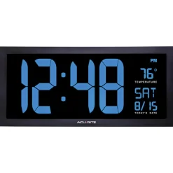 Clocks & Multi-Function Clocks: Type: Digital; Color: Blue, Black