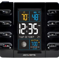 Clocks & Multi-Function Clocks: Type: Digital; Color: Black