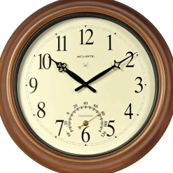 Clocks & Multi-Function Clocks: Type: Analog; Color: Copper