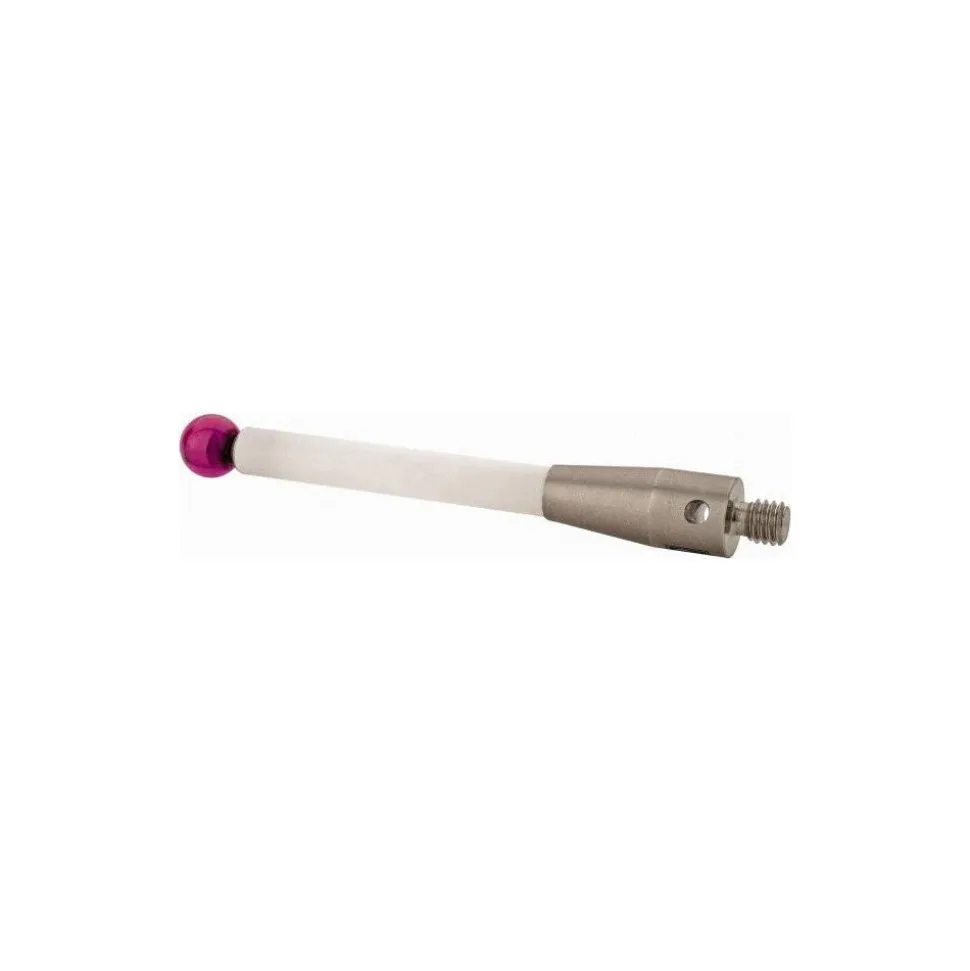 CMM Ball Stylus: 6 mm Ball Dia, 50 mm OAL, M4
