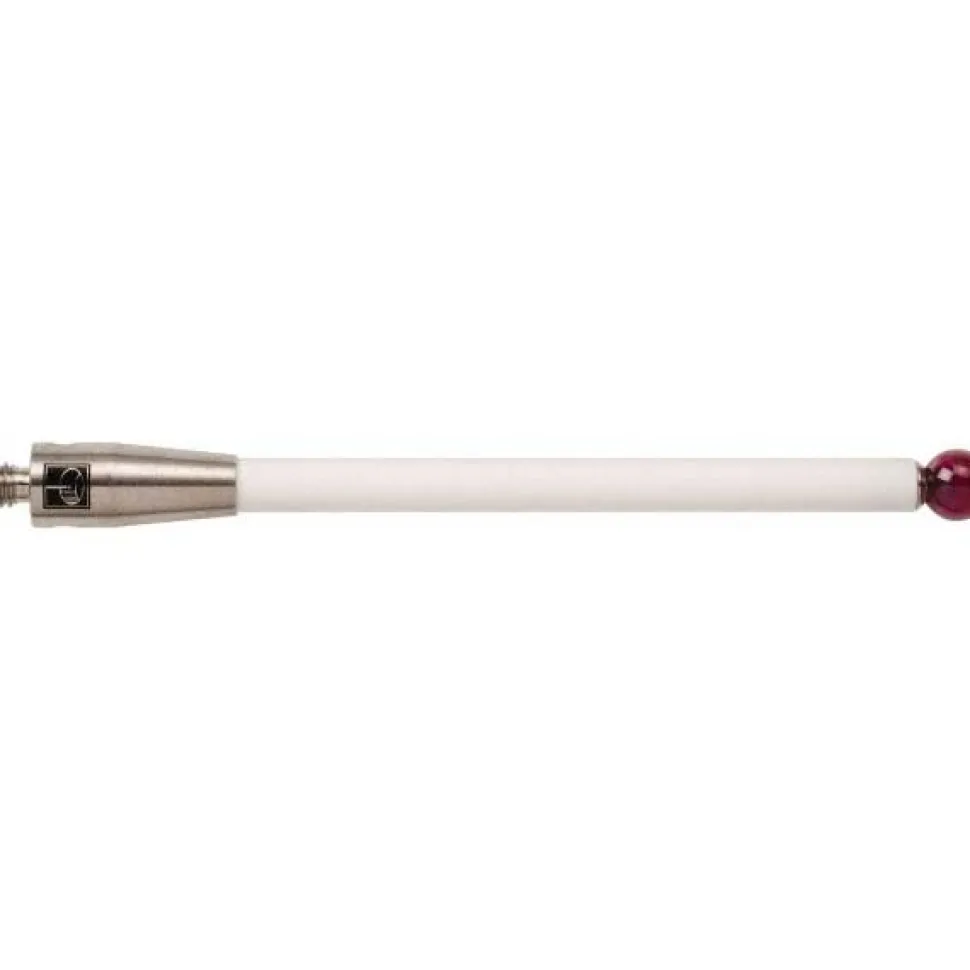 CMM Ball Stylus: 6 mm Ball Dia, 75 mm OAL, M4