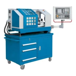 CNC Lathes; Precision: 0.00039 in; Swing (Inch): 8; Swing Over Cross Slide (Inch): 4; Distance Between Centers (Inch): 11; Headstock Taper Size: Morse Taper 3; Tailstock Taper Size: Morse Taper 1; Spindle Bore Dia (Inch): 1; Spindle Nose Designation: Morse Taper