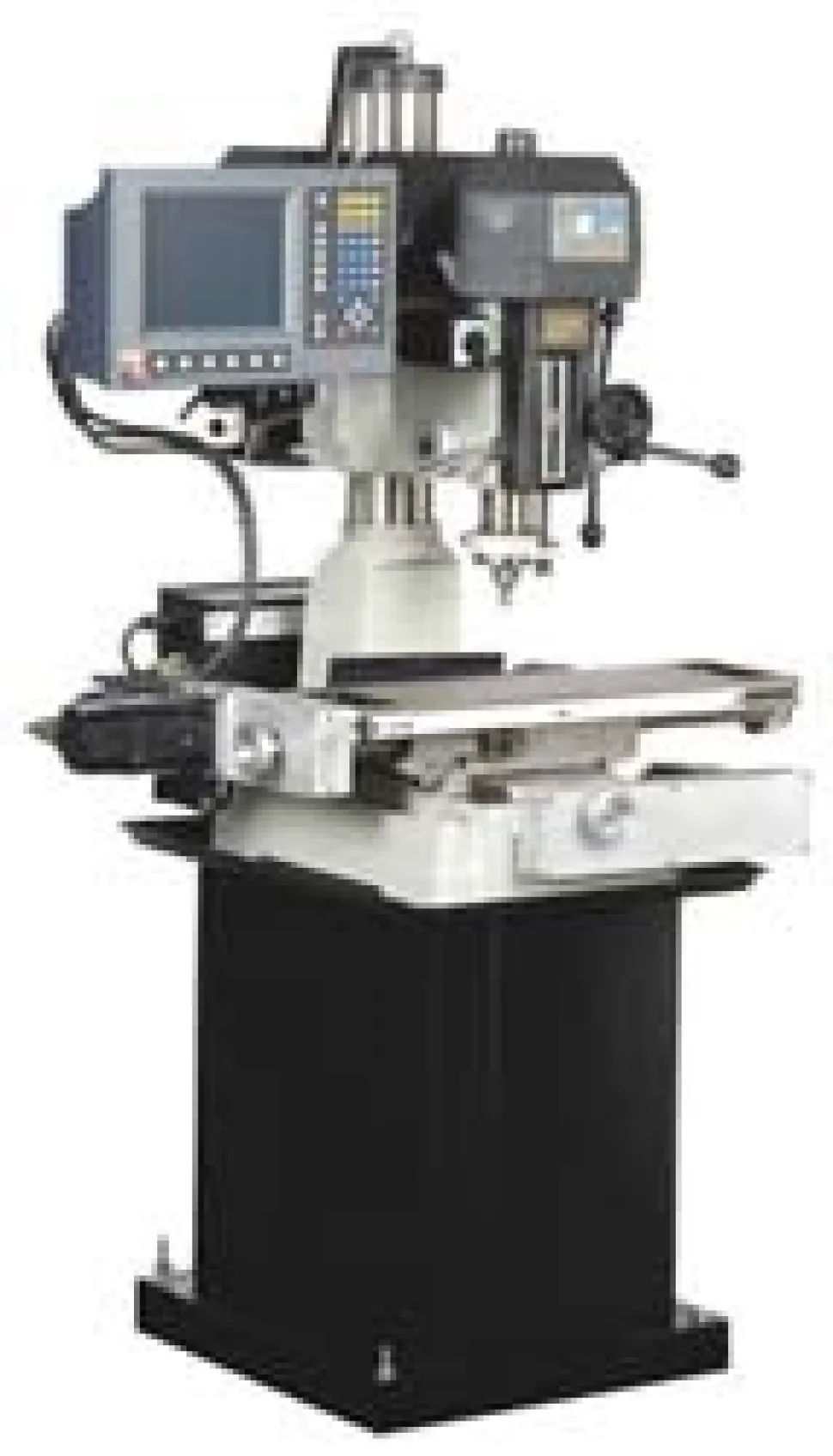 CNC Mill Drill Machines; Phase: 3; Table Length (Inch): 28-3/4; Table Width (Inch): 8-1/4; Longitudinal Travel (Decimal Inch): 14.0000; Longitudinal Travel (Inch): 14; Cross Travel (Decimal Inch): 6.0000; Cross Travel (Inch): 6; Number of Spindle Speeds: 12; Minimum Spindle Speed (RPM): 120.00