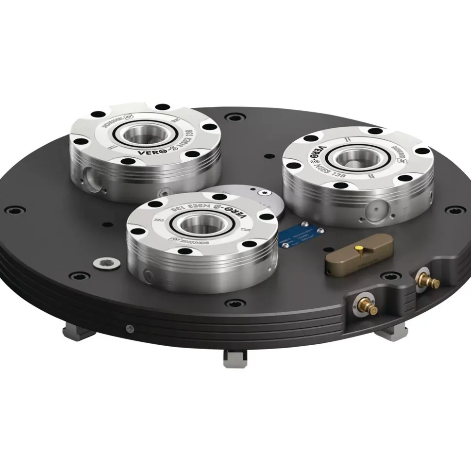 CNC Stationary Clamping Modules; Number of Module Centers: 3; Series: VERO-S NSL3 Turn; Distance Between Module Centers (mm): 200.00; Length (mm): 450.00