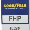 Cogged V-Belt: Section 4L, 28.0000" Outside Length