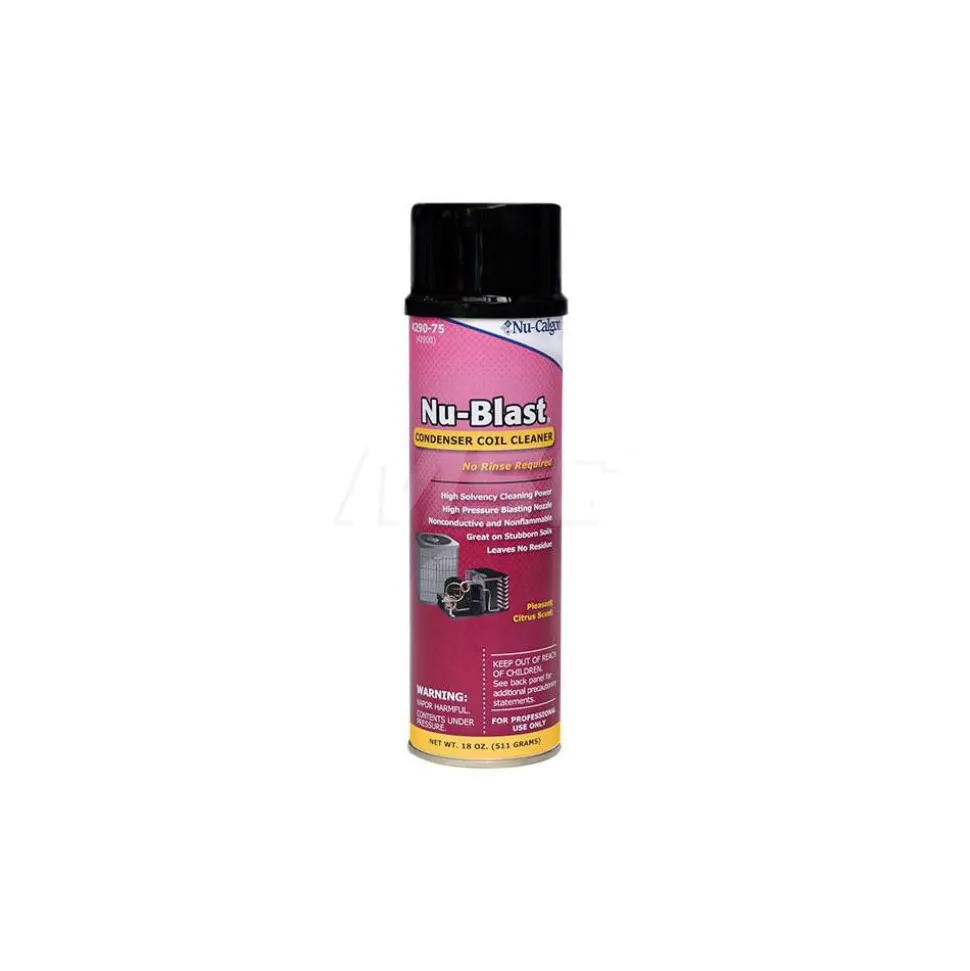 Coil Cleaner: Carbon Dioxide, Ethene, Oils, Orange, Sweet & Trichloro, 18 oz