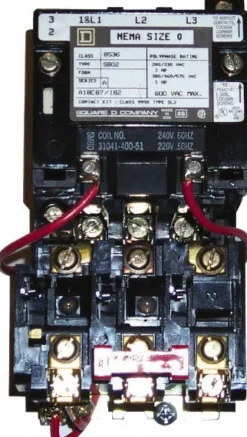110 Coil VAC at 50 Hz, 120 Coil VAC at 60 Hz, 18 Amp, Nonreversible Open Enclosure NEMA Motor Starter