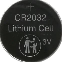 Coin & Button Cell Battery: Size CR2032, Lithium