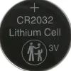 Coin & Button Cell Battery: Size CR2032, Lithium