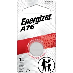 Coin & Button Cell Battery: Size A76, Alkaline