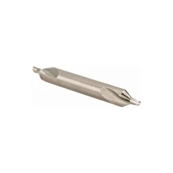Combination Drill & Countersink: #3, 1/4" Body Dia, 118 deg, High-Speed Steel
