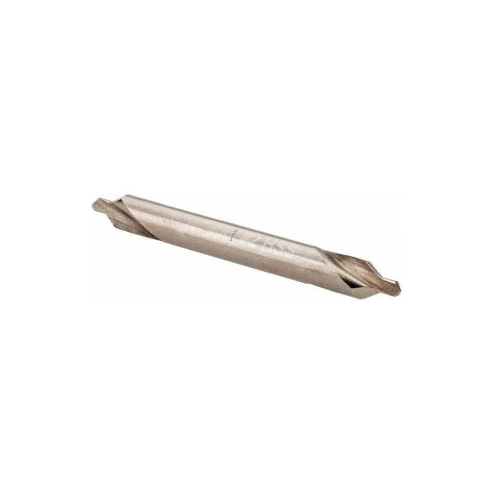 Combination Drill & Countersink: #2, 3/16" Body Dia, 118 deg, High-Speed Steel