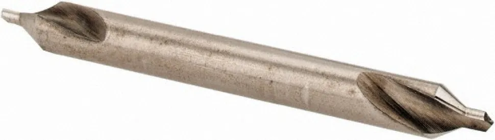 Combination Drill & Countersink: #1, 1/8" Body Dia, 118 deg, High-Speed Steel