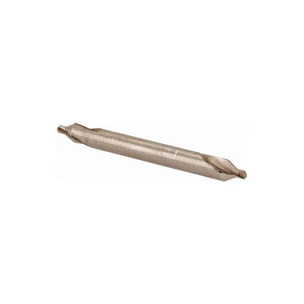 Combination Drill & Countersink: #1, 1/8" Body Dia, 118 deg, High-Speed Steel