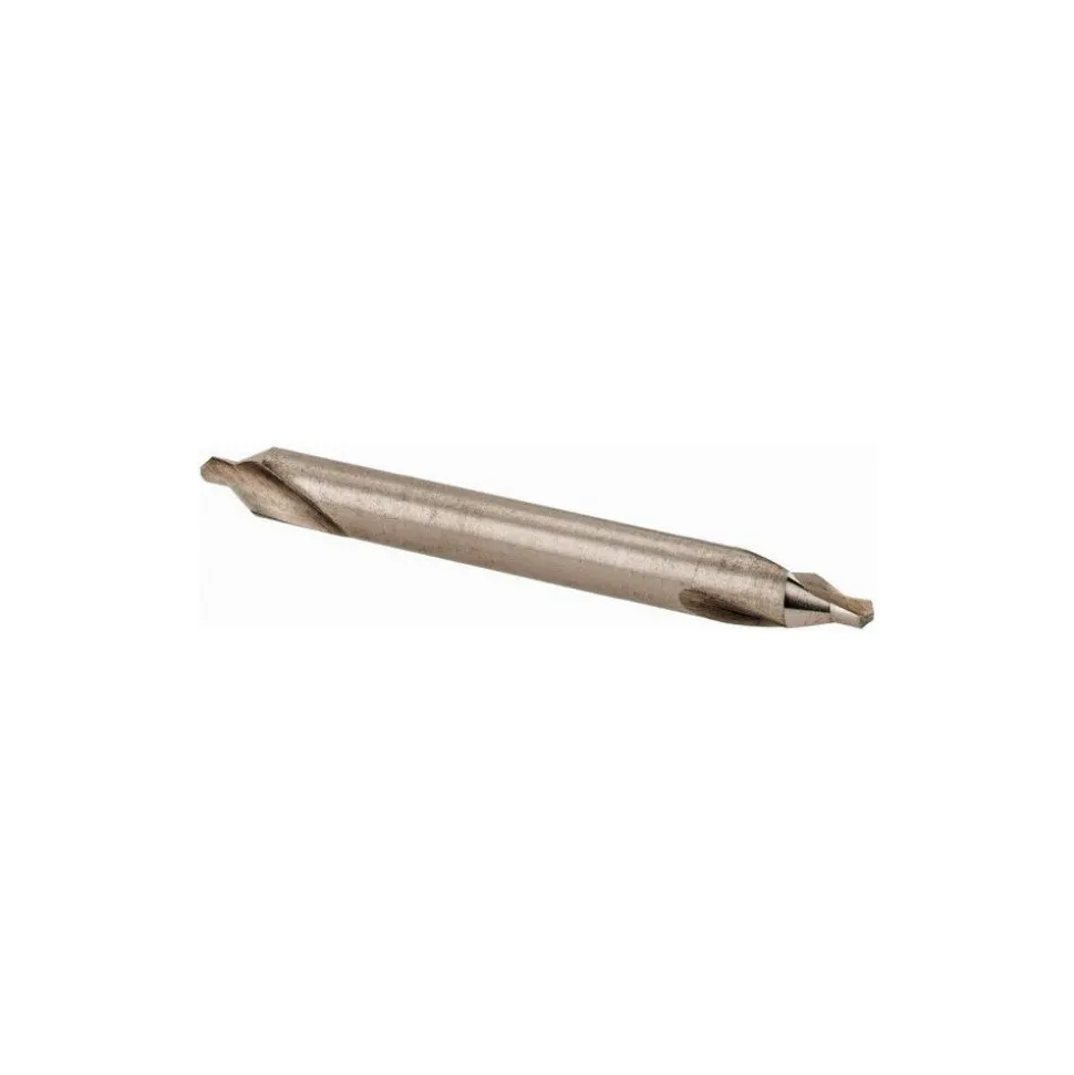 Combination Drill & Countersink: #1, 1/8" Body Dia, 118 deg, High-Speed Steel