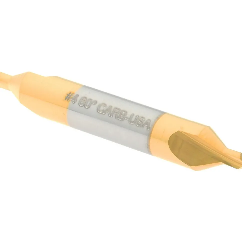 Combination Drill & Countersink: #4, 5/16" Body Dia, 118 deg, Solid Carbide