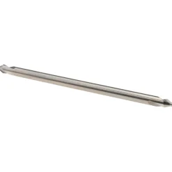 Combination Drill & Countersink: #2, 3/16" Body Dia, 118 deg, High-Speed Steel