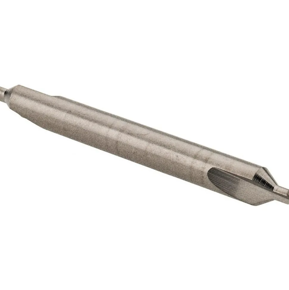 Combination Drill & Countersink: #2, 3/16" Body Dia, Solid Carbide
