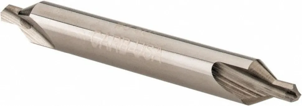 Combination Drill & Countersink: #3, 1/4" Body Dia, Solid Carbide