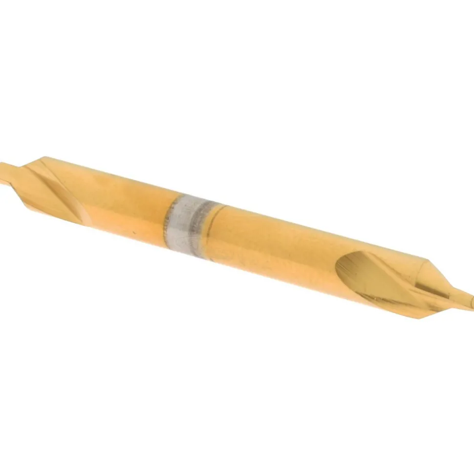 Combination Drill & Countersink: #2, 3/16" Body Dia, 118 deg, High-Speed Steel
