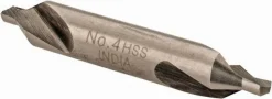 Combination Drill & Countersink: #4, 5/16" Body Dia, High-Speed Steel