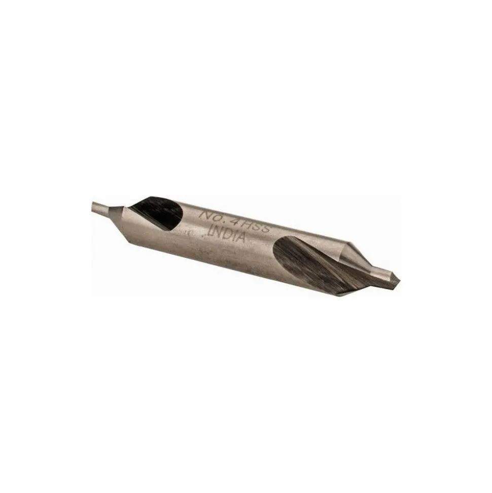Combination Drill & Countersink: #4, 5/16" Body Dia, High-Speed Steel