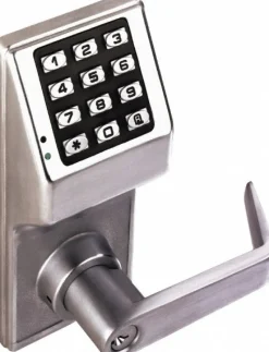 Combination Entry with Key Override Lever Lockset for 1-5/8 to 1-7/8" Thick Doors