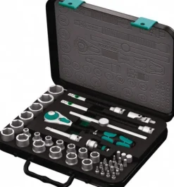 Combination Hand Tool Sets: Set Type: Bit Set, Socket; Number Of Pieces: 43; Measurement Type: Metric