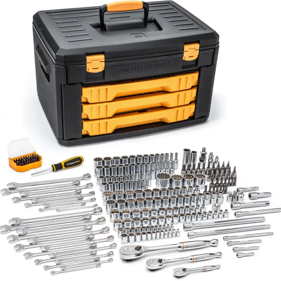 Combination Hand Tool Sets: Set Type: Master Tool Set; Number Of Pieces: 256; Measurement Type: Inch, Metric