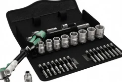 Combination Hand Tool Sets: Set Type: Bit Set, Socket; Number Of Pieces: 29; Measurement Type: Metric